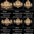 K9 Crystal Candle Chandelier Light: Elegant Decor for Living Room by Ljojo