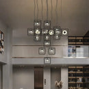 Nordic Designer Chandelier with Adjustable Lighting | Modern LED Living Room Floor Lamps by Ljojo