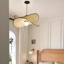 French Cream Style Chandelier Nordic Dining Room Living Room Pendant Lighting Bedroom Japanese Medieval Art Petal Hanging Lamp by Ljojo.