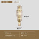Nordic Luxury Crystal Wall Lamp Sconce Light for Living Room by Ljojo