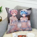 Ljojo 45x45 Cushions Covers for Bed Pillows, Sofa Anime Body Home Decor