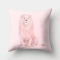 Ljojo Lion Tiger Head Pillowcase for Home Decor - Soft and Stylish Animal Cushion Cover