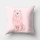 Ljojo Lion Tiger Head Pillowcase for Home Decor - Soft and Stylish Animal Cushion Cover
