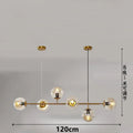 Modern Glass Pendant Lamp E27 for Kitchen Dining Room Decor by Ljojo