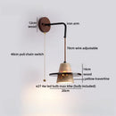 Ljojo LED Wall Light for Wabi Sabi Home Decor - Yellow Travertine Bedroom Design