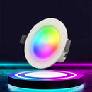 Ljojo 10W/15W Dimmable RGB LED Ceiling Downlight with IR Remote Control