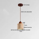 Ljojo LED Pendant Light Fixture Japanese Style Hanging Lamp for Home Decor.