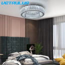 Crystal LED Circle Chandelier Lustre - Modern Bedroom Living Room Ceiling Lamp by Ljojo