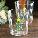 Ljojo 3D Christmas Theme Glass Mug Cup - 300ml - Creative Gift for Girls, Kids, Lovers
