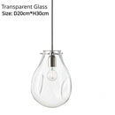 Modern Colorful Glass Chandelier LED Pendant Light for Dining Room Ljojo