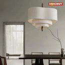 Japanese Wabi Sabi LED Ceiling Chandelier Pendant Light for Living Room by Ljojo