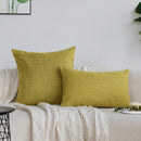 Ljojo Linen Decorative Cushion Covers for Sofa Living Room 45x45cm