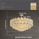 Ljojo French Luxury Crystal Chandelier for Romantic Master Bedroom and Grand Dining Room