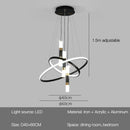 Ljojo LED Pendant Light: Creative Minimalist Home Lighting for Bedroom, Living Room, Bar Counter