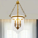 Retro Candle Chandelier Modern LED Pendant Light Stylish Decor for Bedroom Living Room - Ljojo