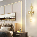 Ljojo 3-Head Blue Glass Ball Wall Lamp for Home Decor & Lighting