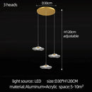LED Lotus Leaf Design Staircase Chandelier - Modern, Long, Villa - Ljojo