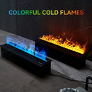 3D Atomized Fireplace Smart App Control Water Vapor Electric Steam Humidifier by Ljojo