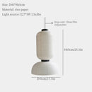 Japanese Rice Paper Wabi Sabi Pendant Lamp for Home Decor by Ljojo