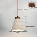 Ljojo LED Pendant Lights Modern Style Cement Wood Hanging Lamp