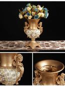 Ljojo™ European Resin Vase Dried Flower Arrangement Home Decor Plate