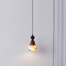 Ljojo 12cm Stone LED Pendant Lamp for Home Decor Living Dining Room