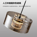 Italian Minimalist Restaurant Glass Dining Table Pendant Light by Ljojo