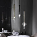 Glass Tube Pendant Light LED Modern Minimalist Nordic Staircase Restaurant Bar Bedroom Ljojo