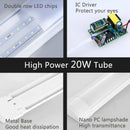 Ljojo LED Tube Light: High Brightness Kitchen Home Bar Lighting Bulb