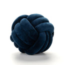 Cream White Art Deco Striped Knot Pillow - Handmade Soft Modern Cozy Decor for Home & Sofa.rm Ljojo