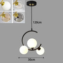 Modern Glass LED Chandelier Pendant Lamp for Living Room Dining Room Bedroom by Ljojo
