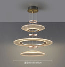 Ljojo Modern Minimalist Luxury LED Chandelier Acrylic Pendant Light for Home Decoration