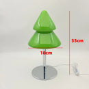 Glass Christmas Tree Tabletop Lamp for Living Room Decoration by Ljojo