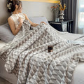 Ljojo 100% Cotton Muslin Throw Blanket - Lightweight Breathable Boho Throws