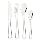 Gold Cutlery Set Stainless Steel Dinnerware Ljojo Tableware Party Kitchen Flatware