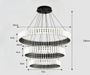 Minimalist LED Hanging Lamp Modern Italian Design Piano Living Room Light by Ljojo