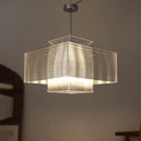 Modern Geometric Industrial Pendant Light for Living Room Stylish Ceiling Fixture by Ljojo