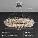 Gold Crystal Chandelier Luxury Lighting Fixture by Ljojo - Elegant Dining Room Living Room Bedroom Kitchen Island Lights