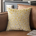 Ljojo 3D Leopard Print Sherpa Pillow Cover 18x18 Inch in Various Colors
