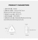 Ljojo LED Wall Lamp: Designer Modern Creative Bedroom Bedside Reading Light