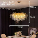 Gold Crystal Tree Branch Chandelier Modern Luxury Pendant Light by Ljojo