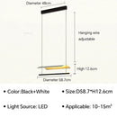 Ljojo LED Chandelier: New Chinese Living Room Restaurant Bar Kitchen Office Tea Room Lighting