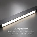 Ljojo Long Linear LED Ceiling Lamp for Minimalist Living Room, Bedroom, and Dining Room