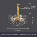 Dandelion LED Chandelier Modern Stylish Lighting Fixture for Bedroom Living Room by Ljojo
