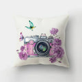 Deer Animal & Natural Leaves Cushion Cover by Ljojo - Home Decoration