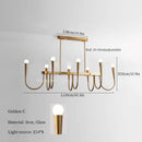 Ljojo Luxury Metal Pendant Chandelier for Home Decor