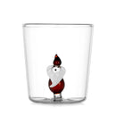 Ljojo 3D Christmas Glass Mug Cup - Snowflake Tree Snowman Design