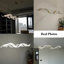 Modern Acrylic Streamer Led Pendant Lights for Living Dining Room Chandelier by Ljojo