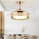 Nordic Invisible Silent Ceiling Fan Lamps - Minimalist Modern Home Decor by Ljojo