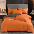Ljojo 2024 Luxury Cotton Thickened Solid Color Four-Piece Set